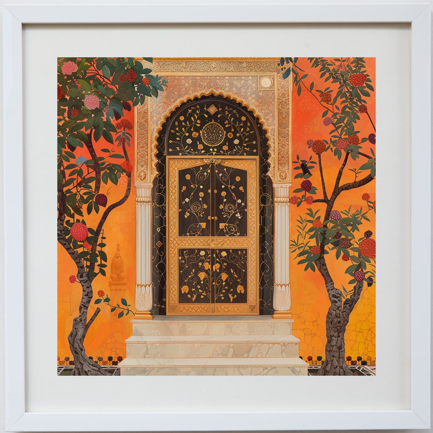 Sunset Garden Gate
