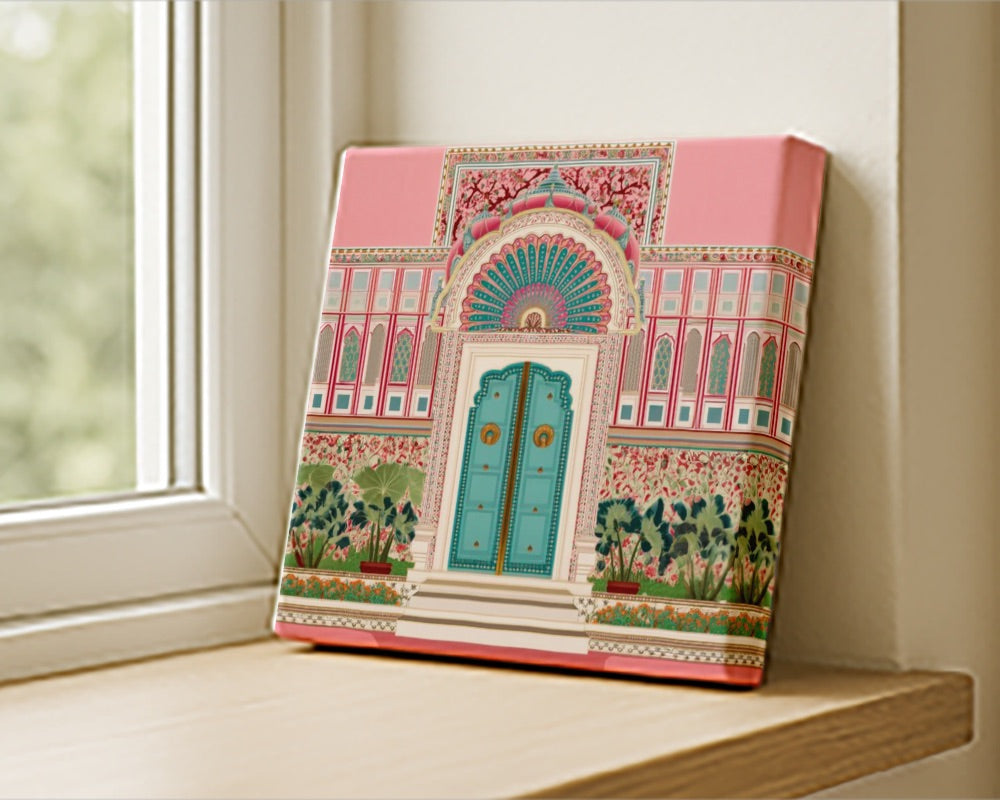 The Teal Palace Gate – Heritage Doorway