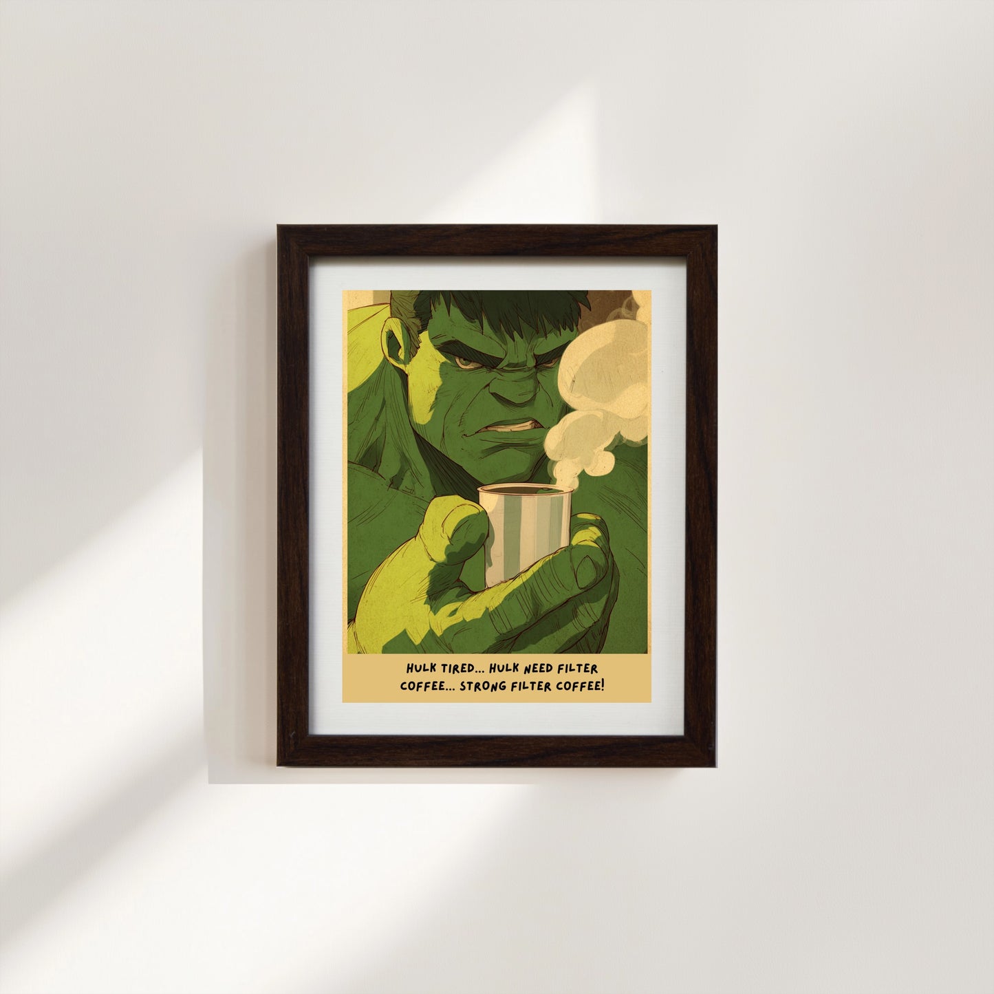 Hulk Needs His Filter Coffee