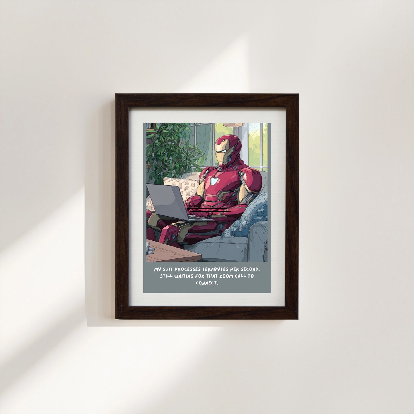 Even Tony Stark Waits for Zoom