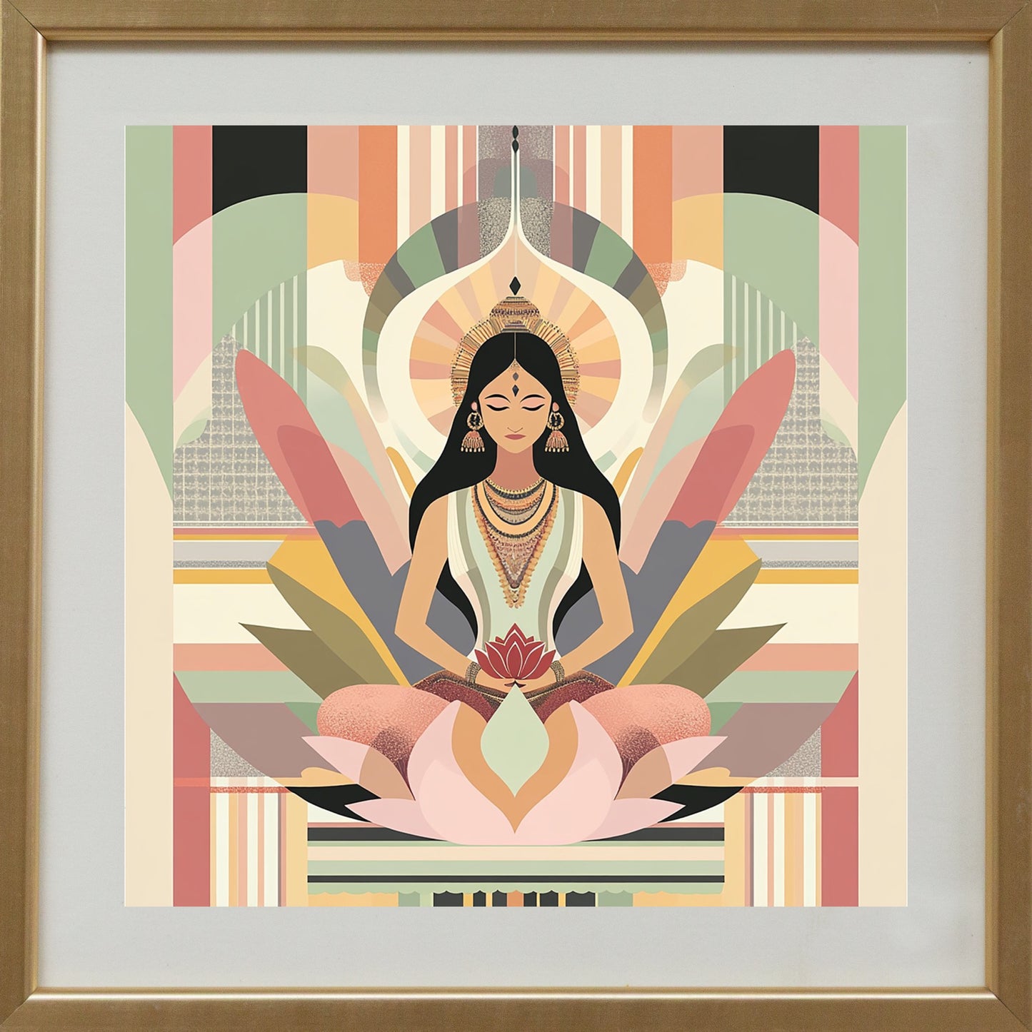 Lakshmi — The Lotus Throne