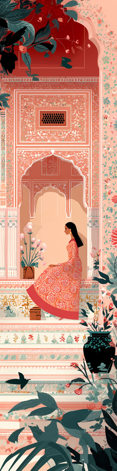 The Haveli Garden – Jharokha Wall Art
