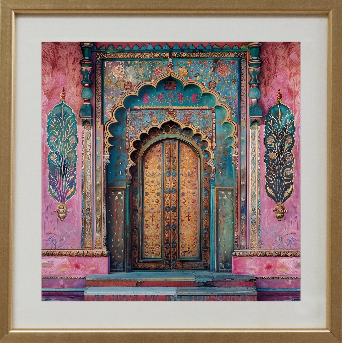 Amber & Teal – Heritage Doorway