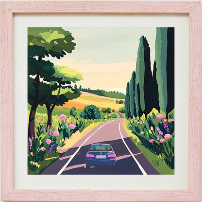 The Winding Road – Travel Print