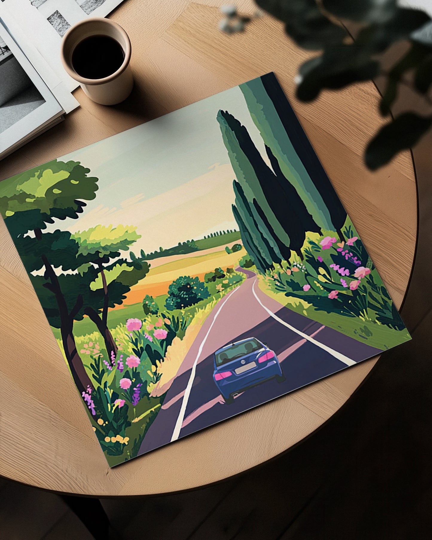The Winding Road – Travel Print