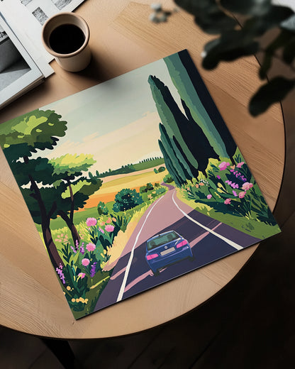 The Winding Road – Travel Print