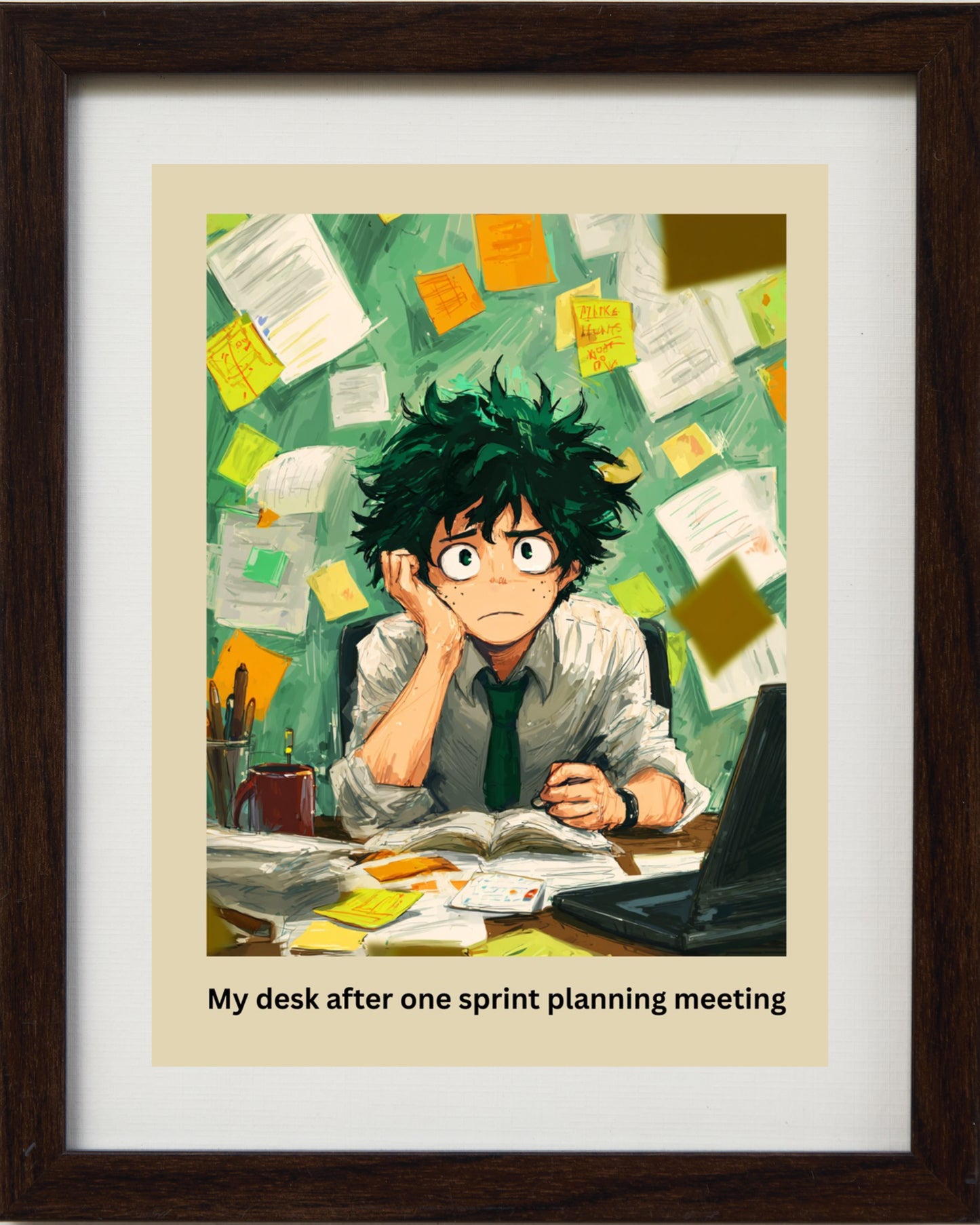 My Desk After One Sprint Planning