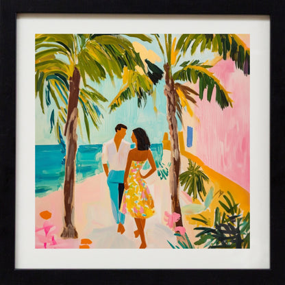Couple by the beach