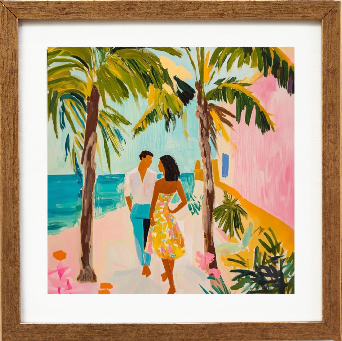 Couple by the beach