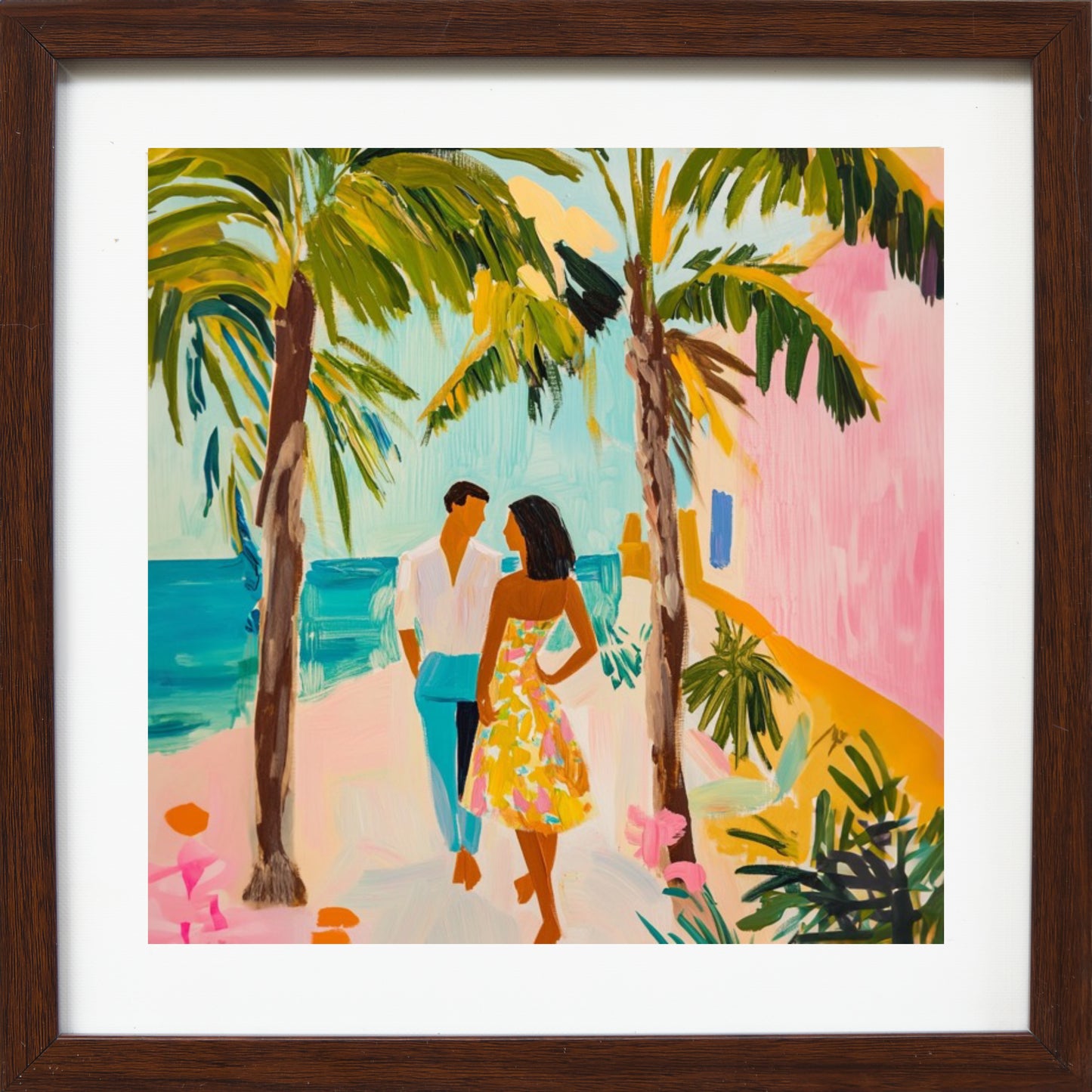 Couple by the beach