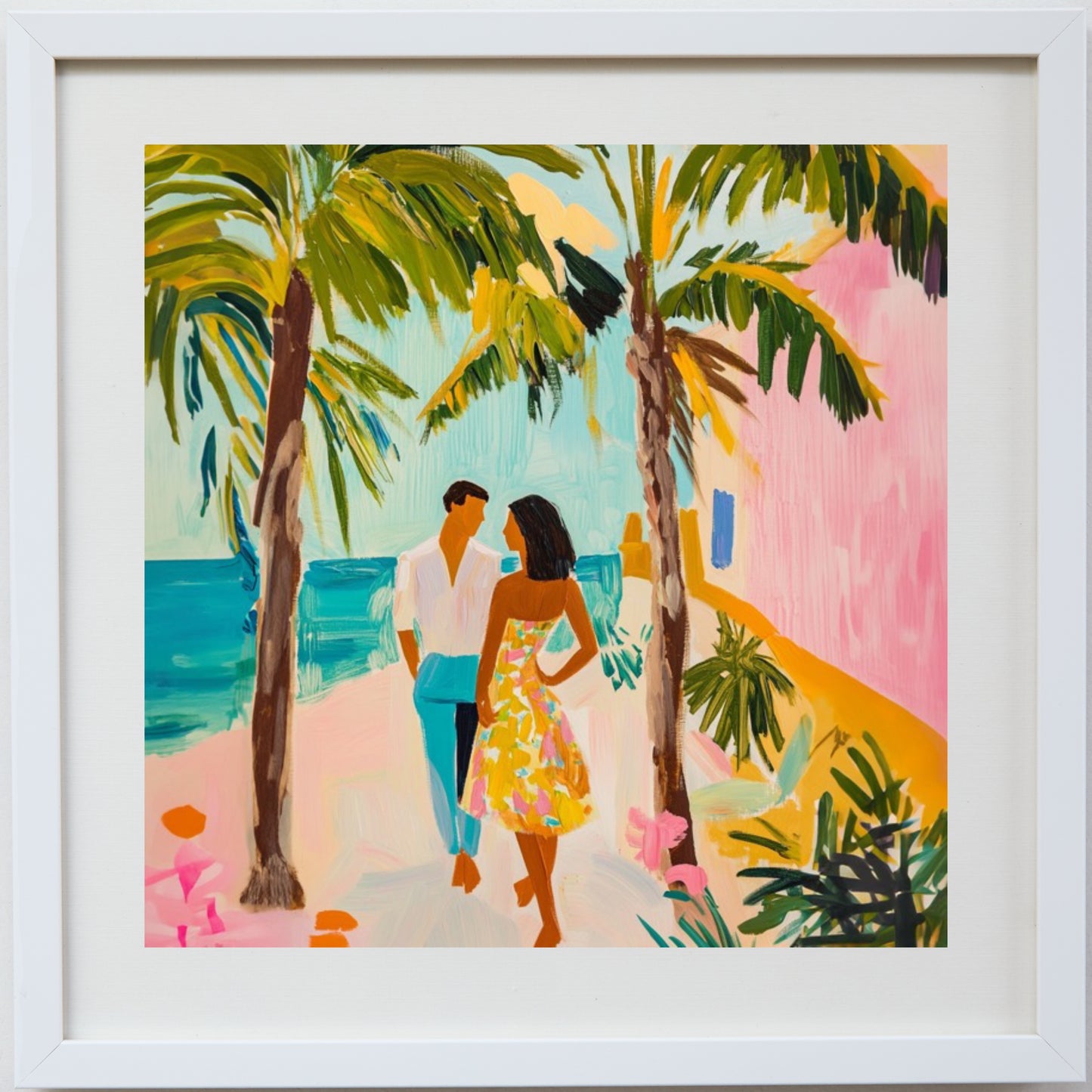 Couple by the beach