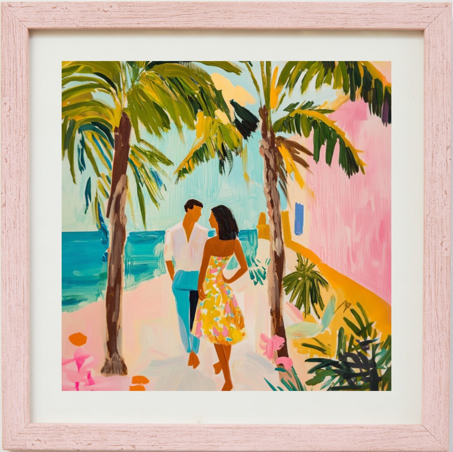 Couple by the beach
