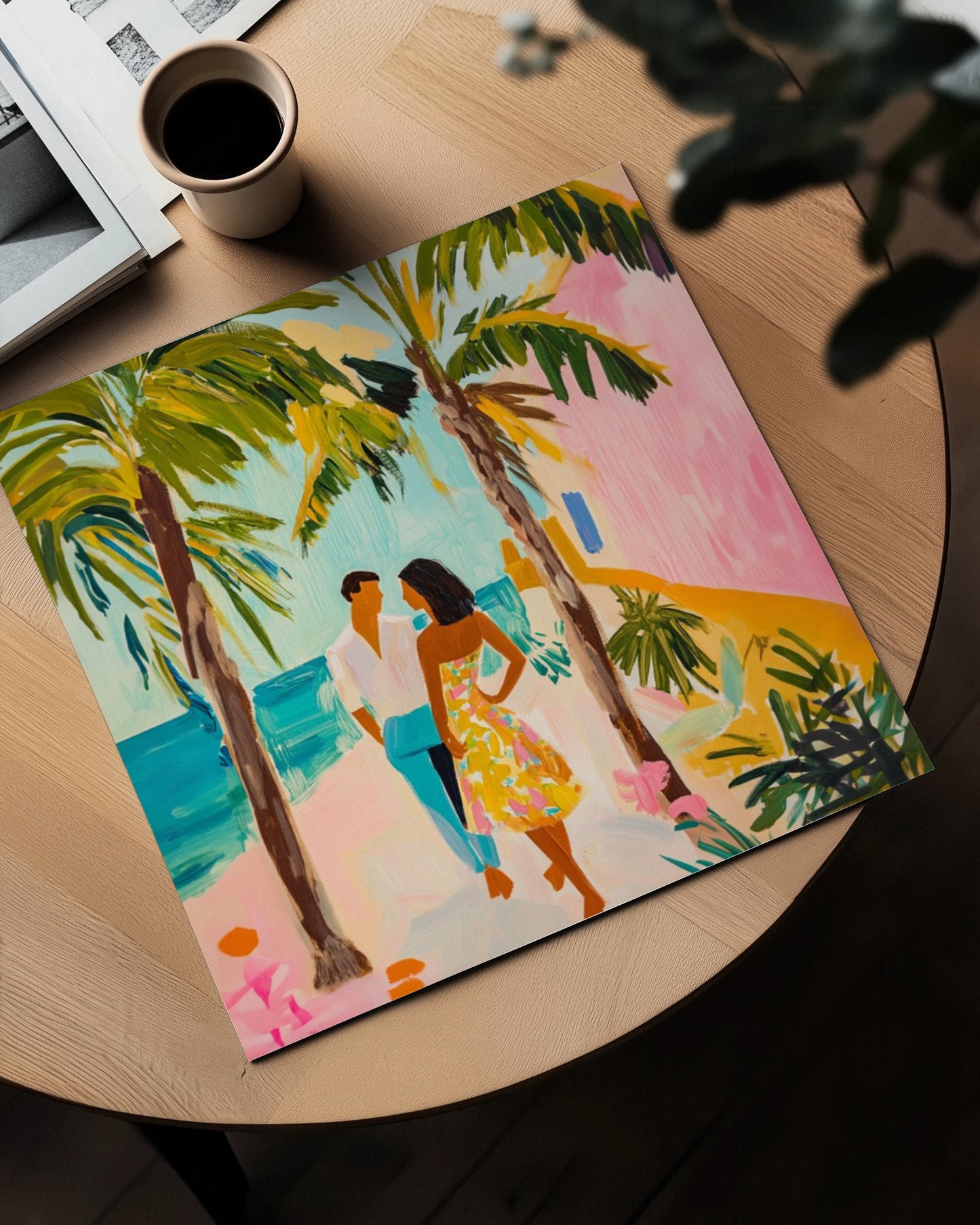 Couple by the beach