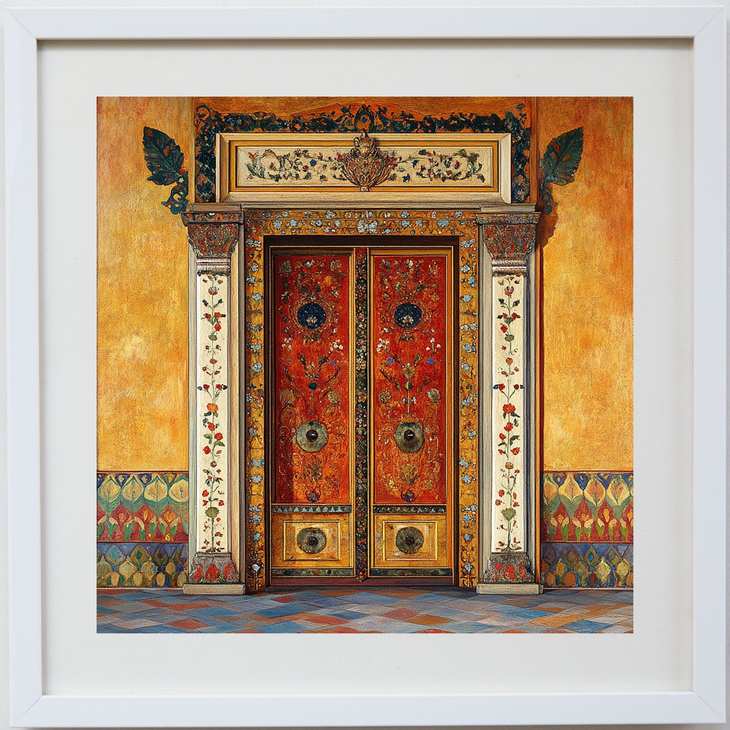 Heritage Doorway - Crimson Garden