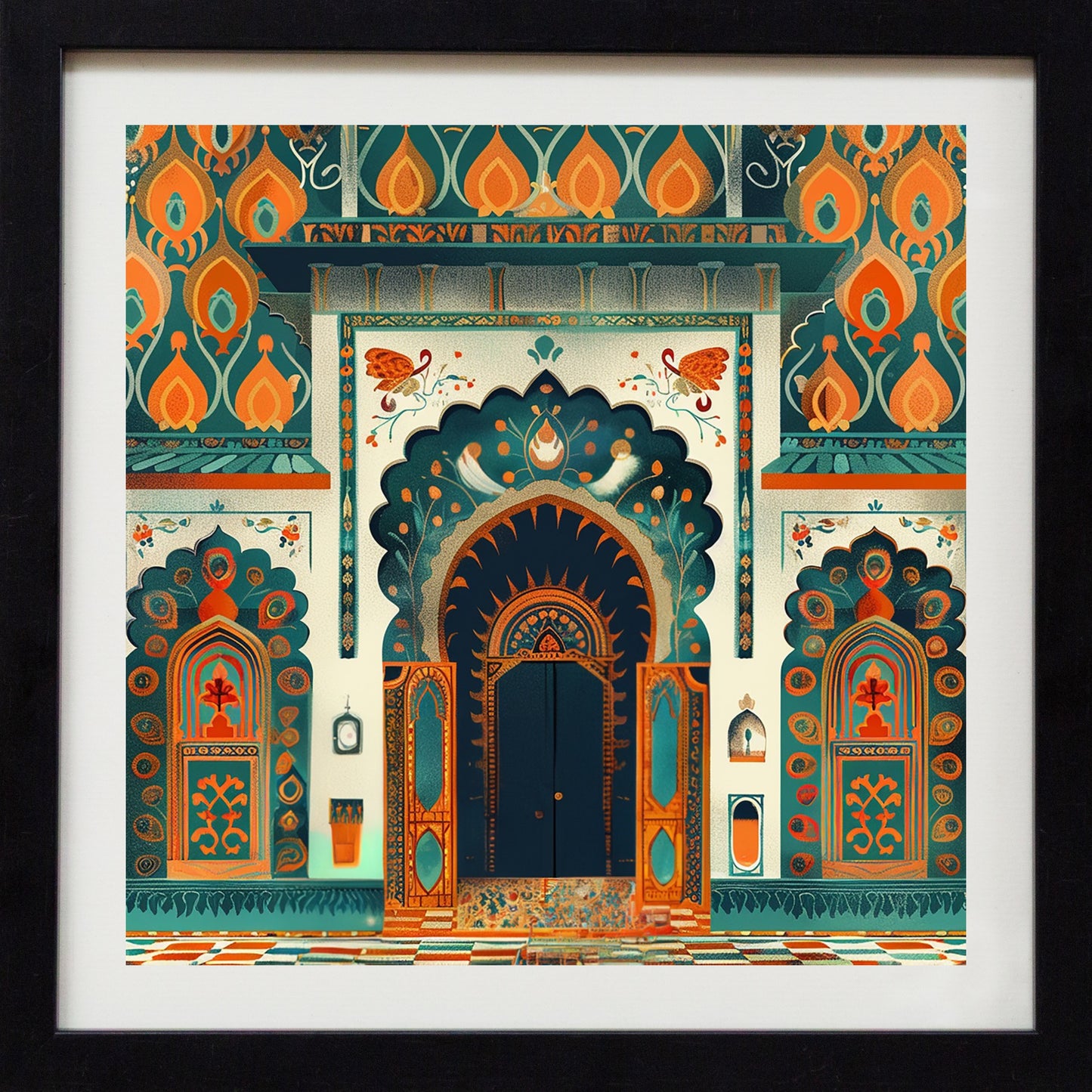 Peacock Gate - Symmetry