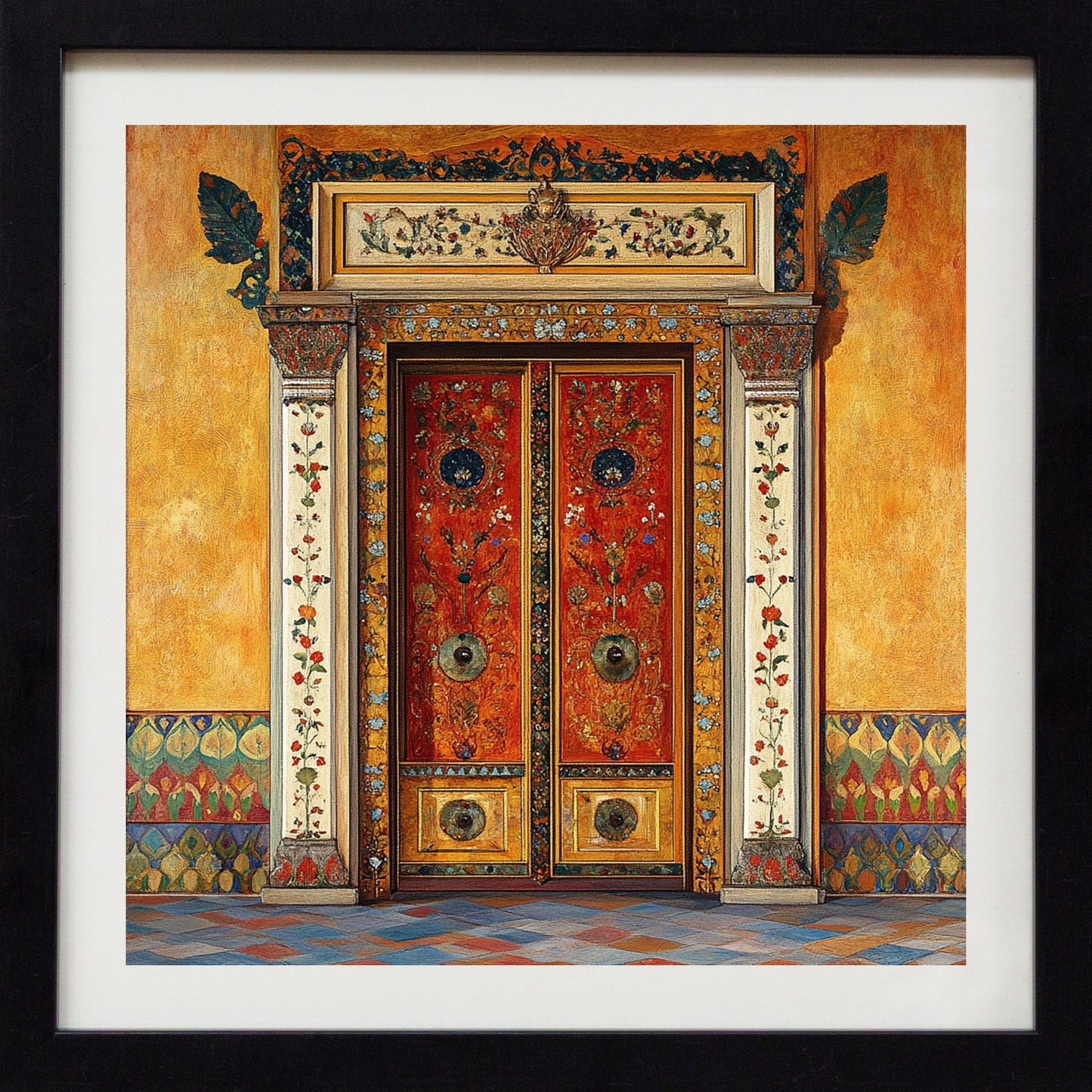 Heritage Doorway - Crimson Garden