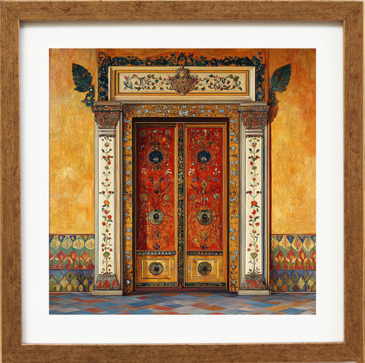 Heritage Doorway - Crimson Garden