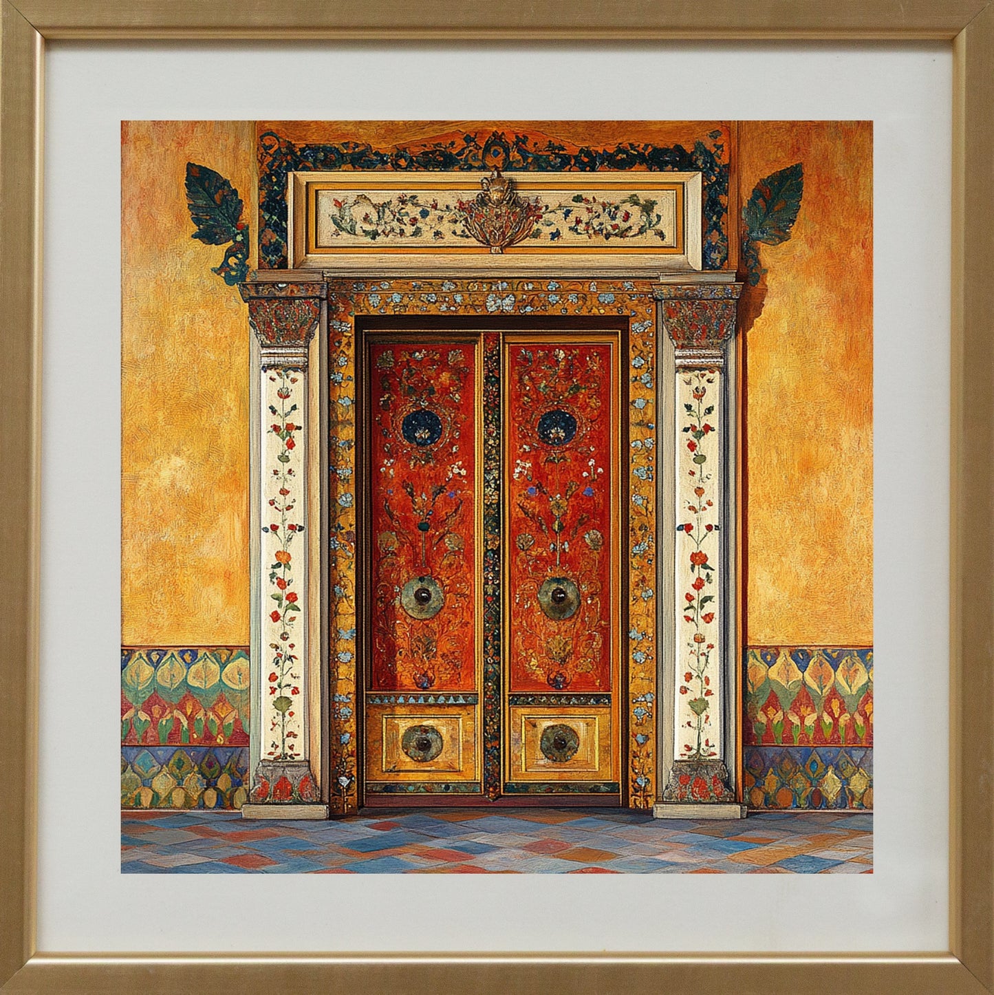Heritage Doorway - Crimson Garden