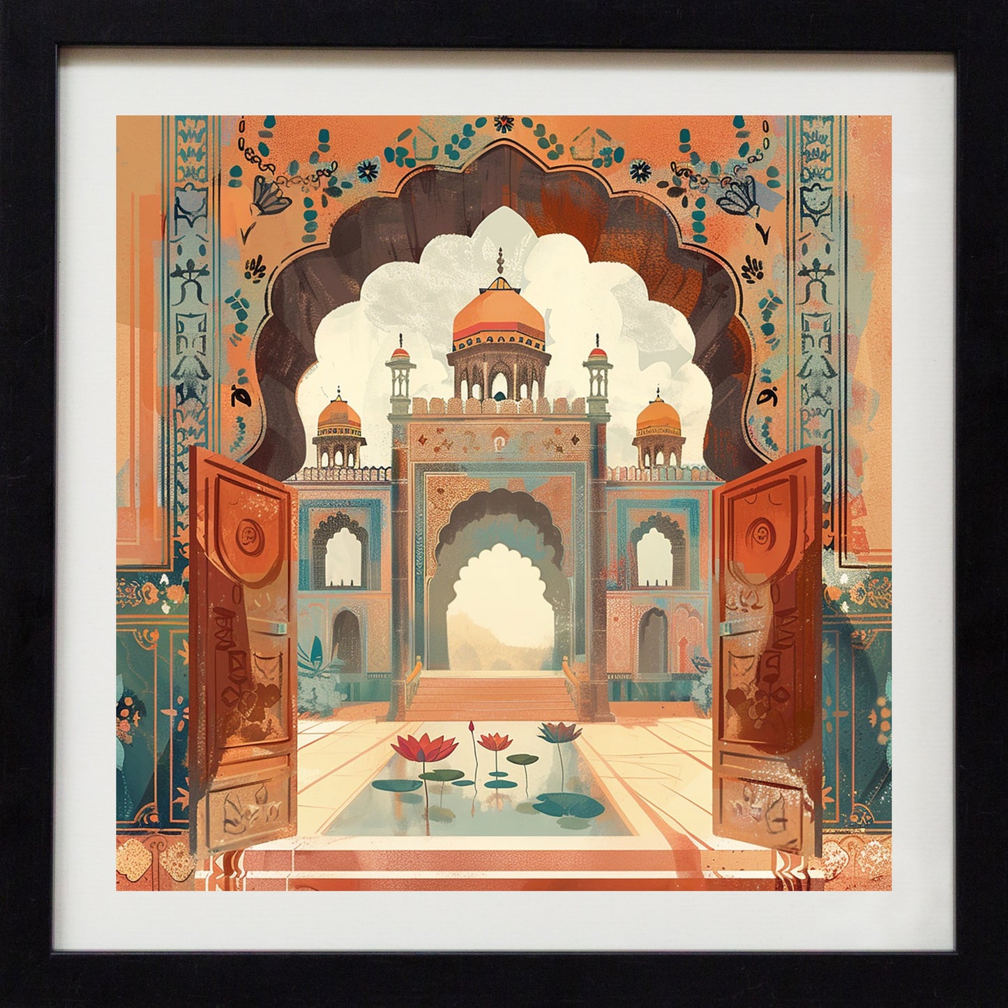 Palace Gateway - Lotus Pond