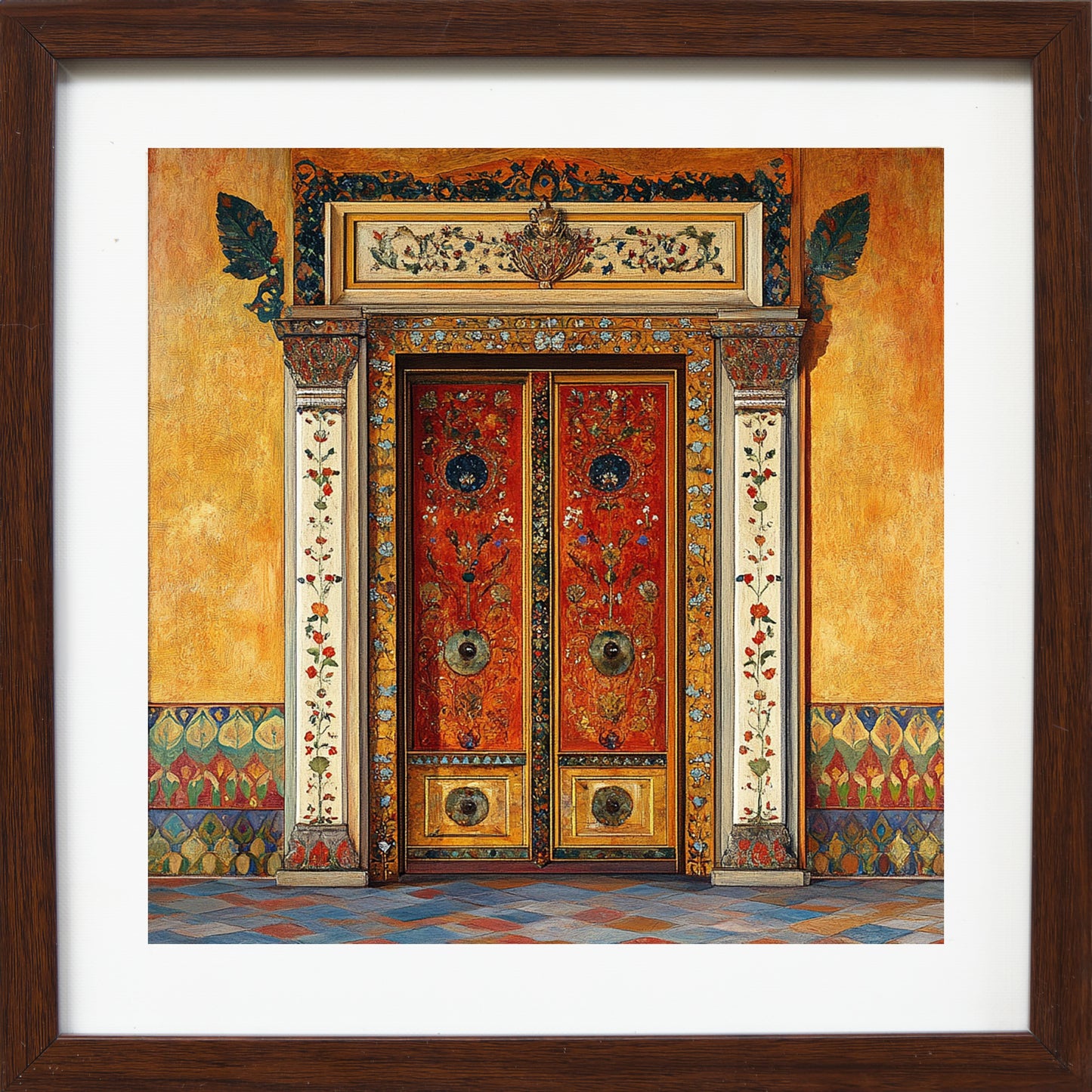 Heritage Doorway - Crimson Garden