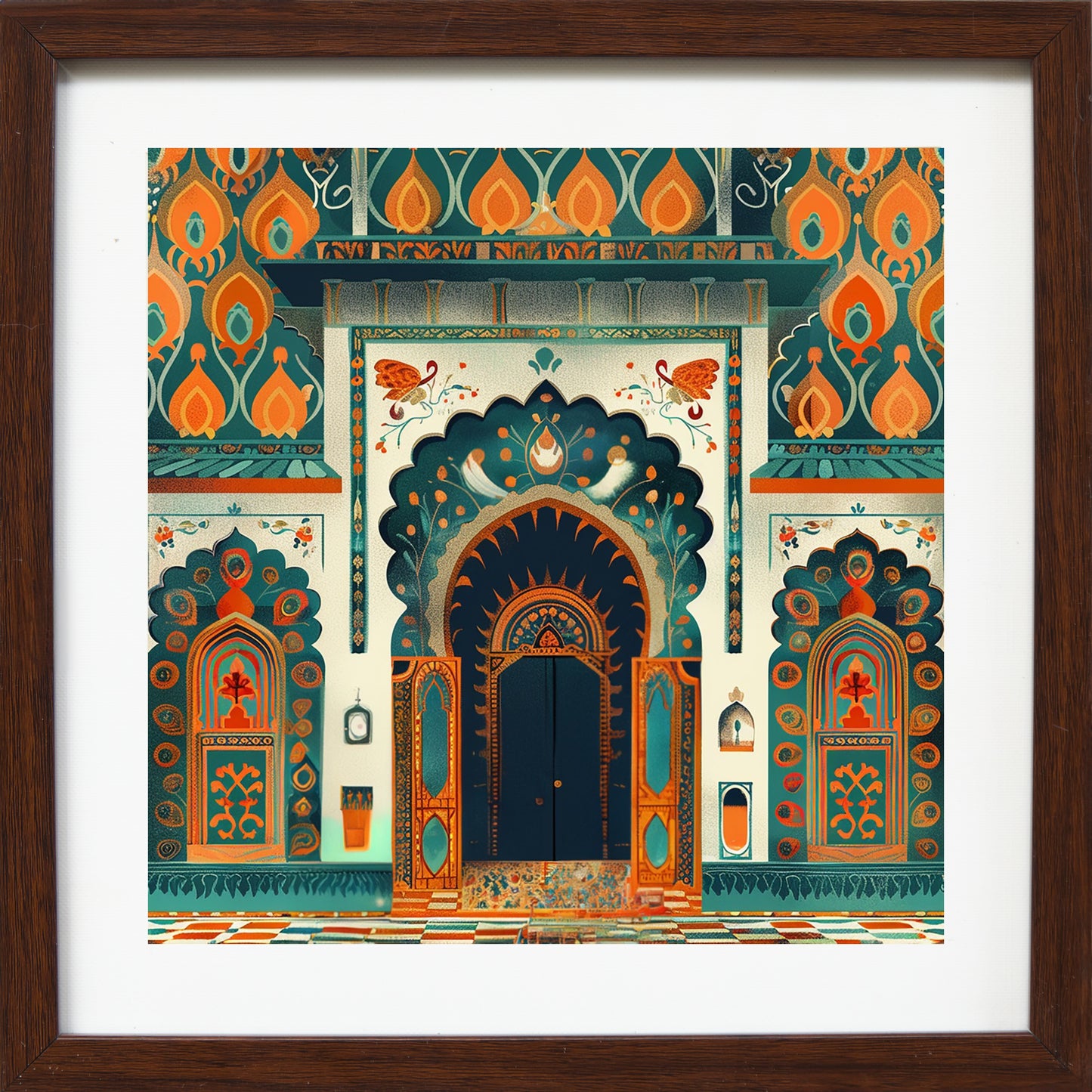 Peacock Gate - Symmetry