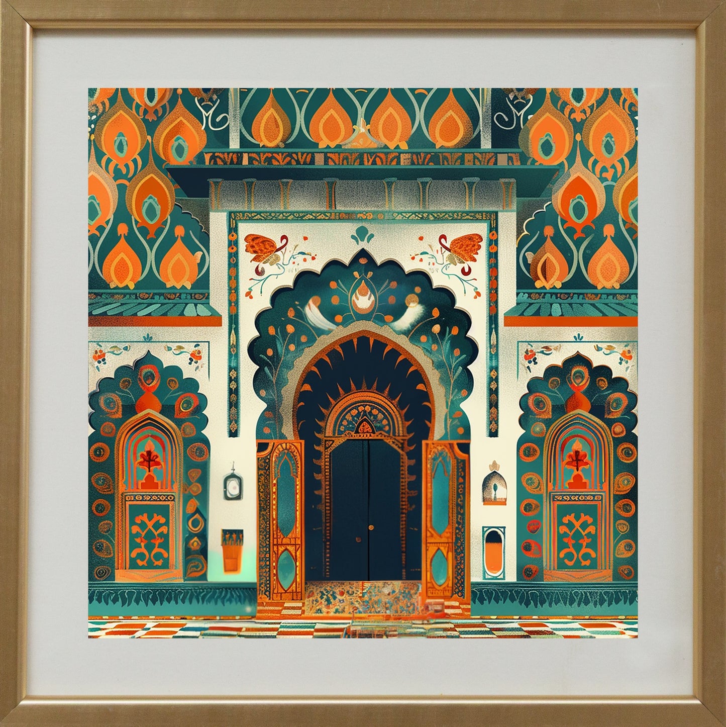 Peacock Gate - Symmetry