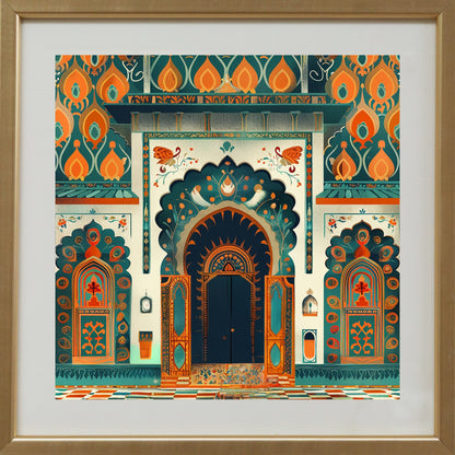 Peacock Gate - Symmetry