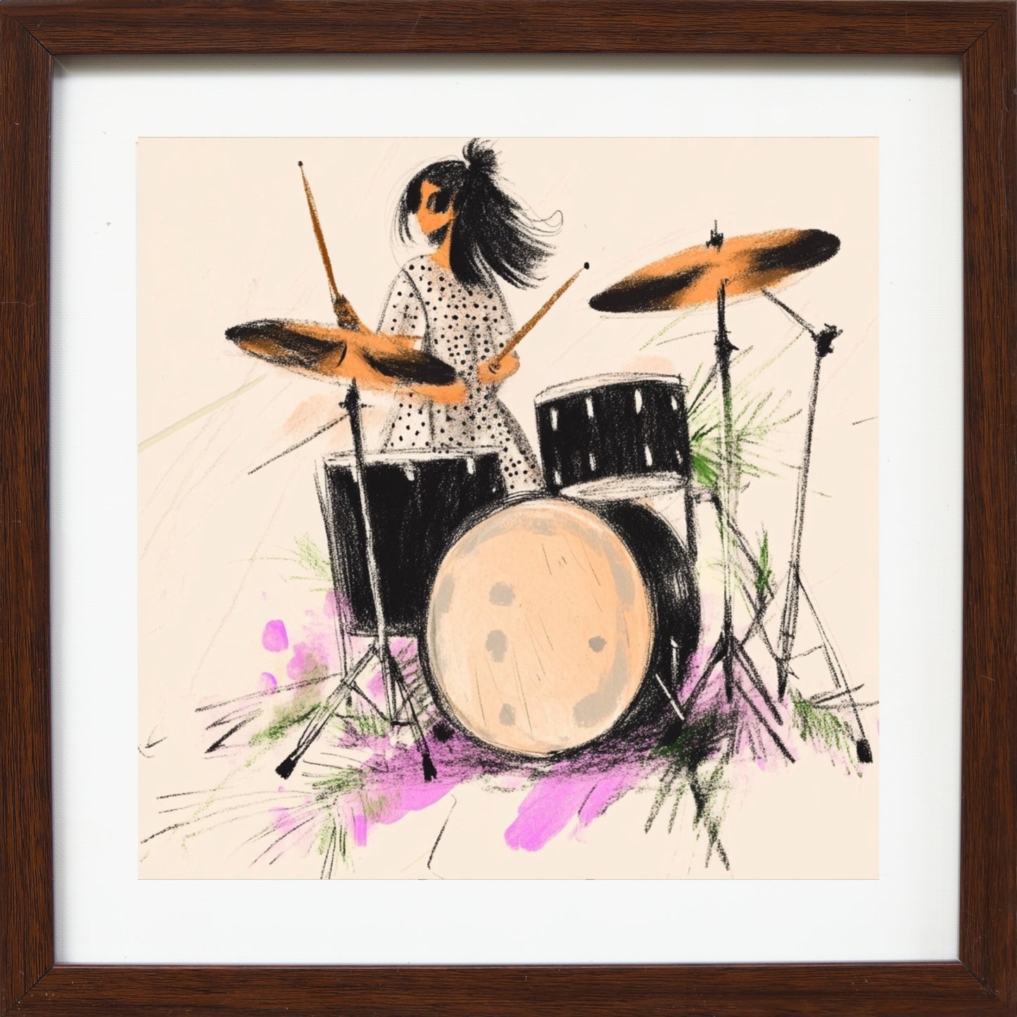 She Plays Like Nobody's Watching