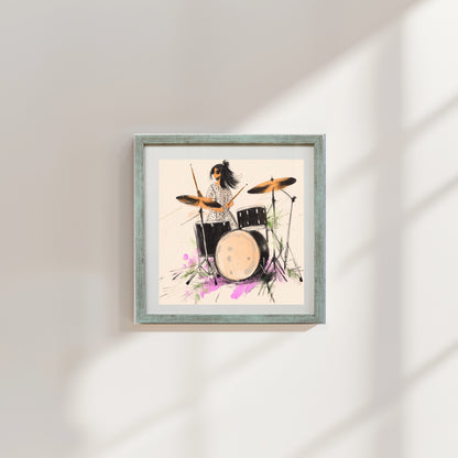 She Plays Like Nobody's Watching