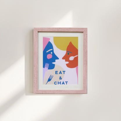 Eat & Chat – Typography
