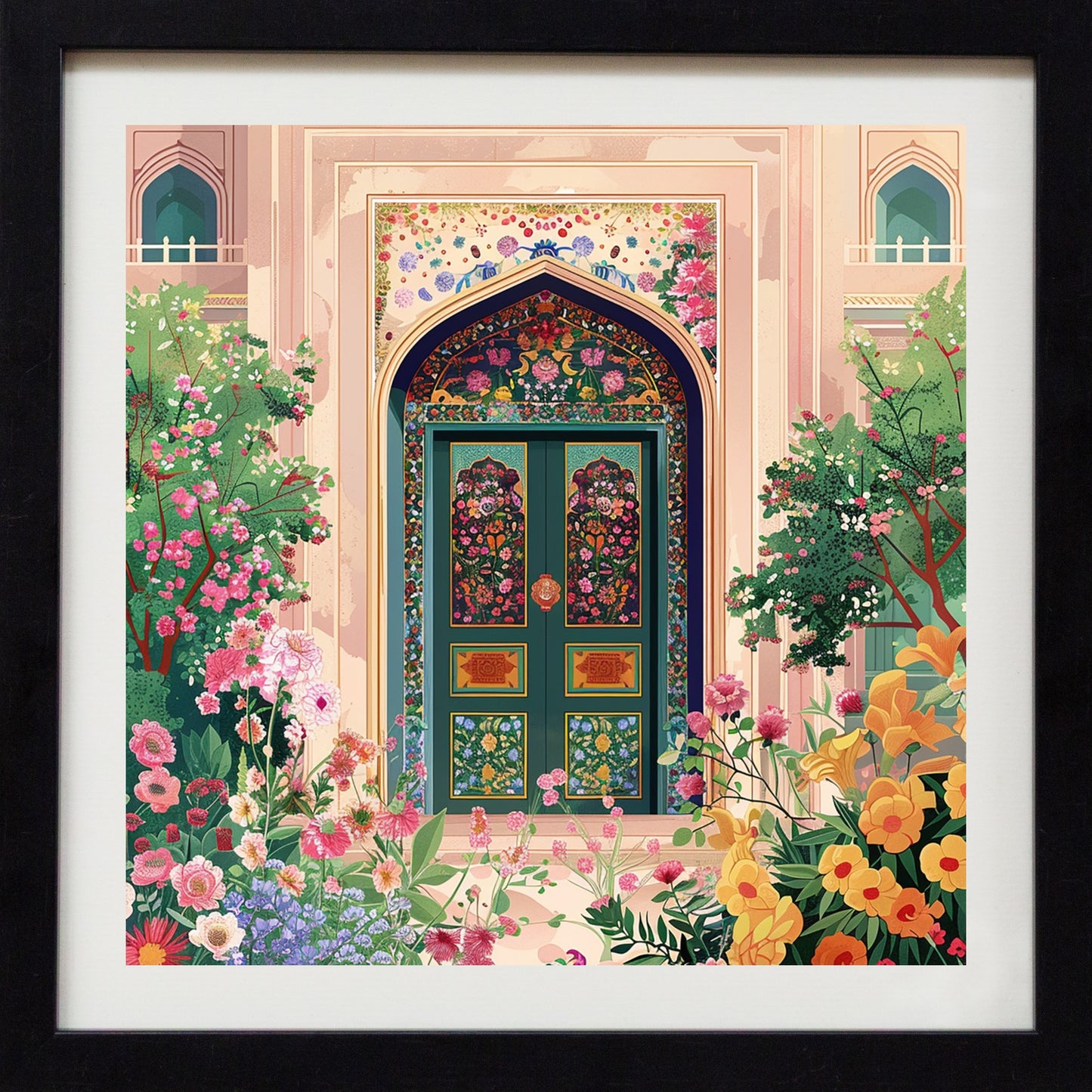 Heritage Doorway - Blooming Garden