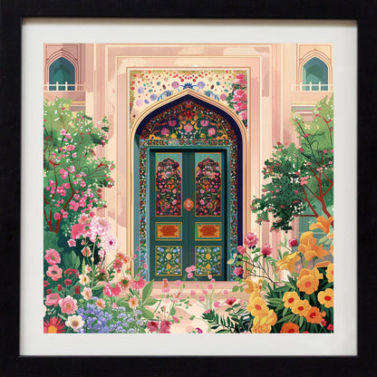 Heritage Doorway - Blooming Garden
