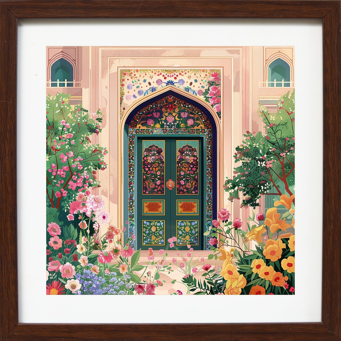 Heritage Doorway - Blooming Garden