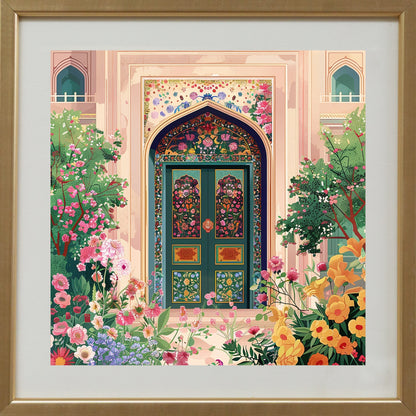 Heritage Doorway - Blooming Garden