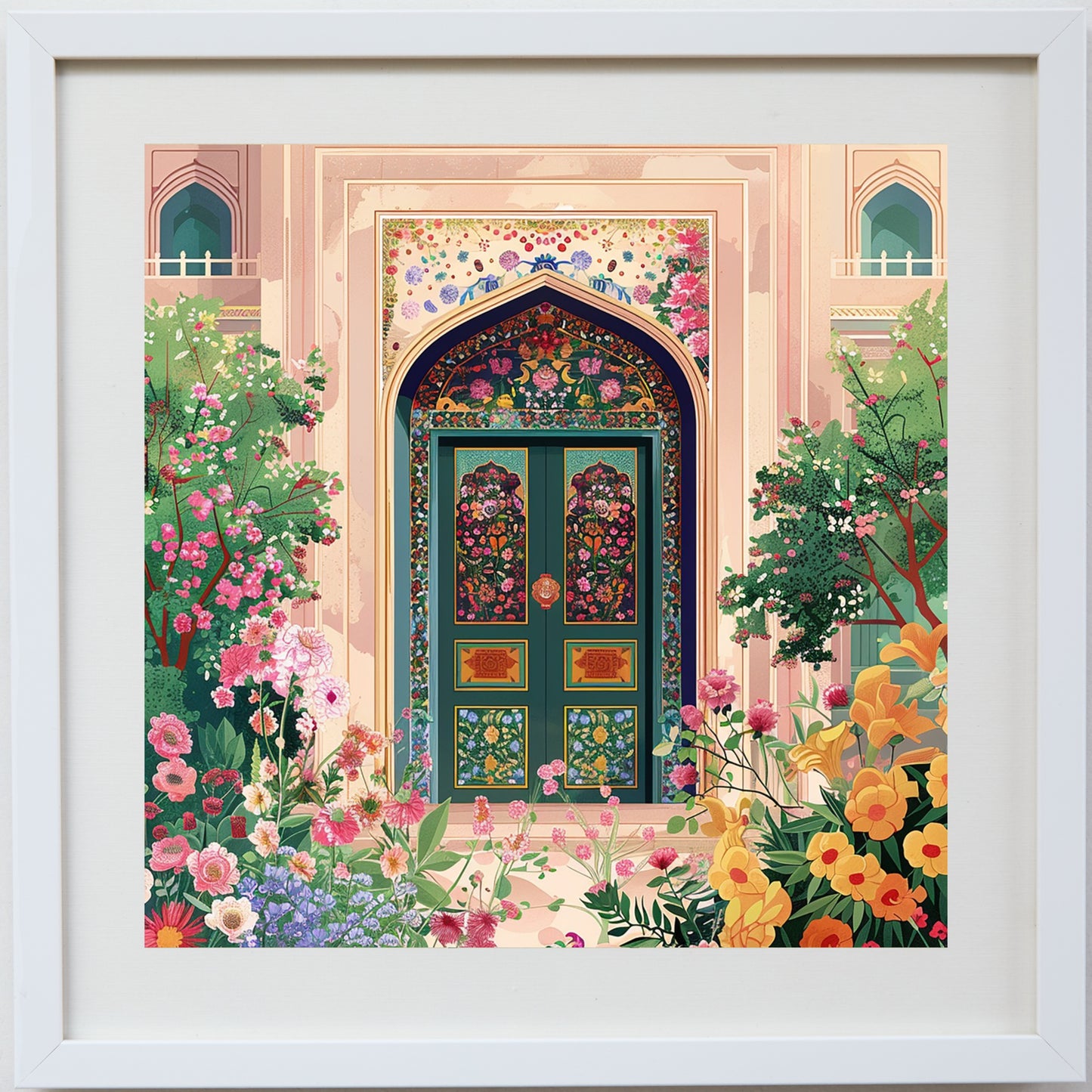 Heritage Doorway - Blooming Garden
