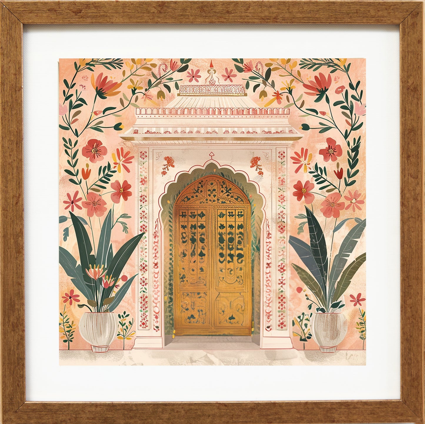 The Floral Courtyard – Heritage Doorway