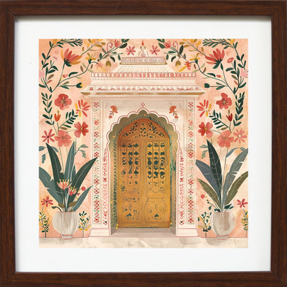 The Floral Courtyard – Heritage Doorway