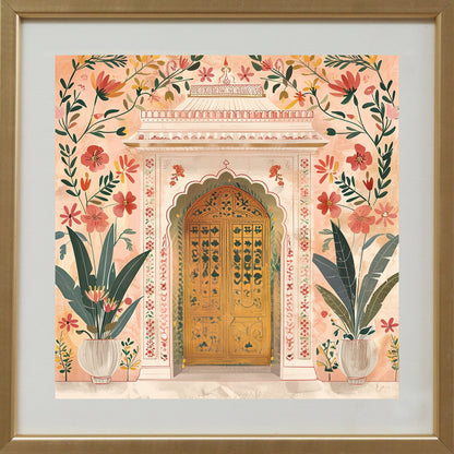 The Floral Courtyard – Heritage Doorway
