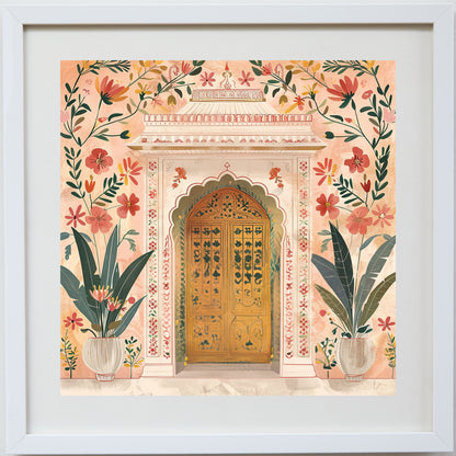 The Floral Courtyard – Heritage Doorway