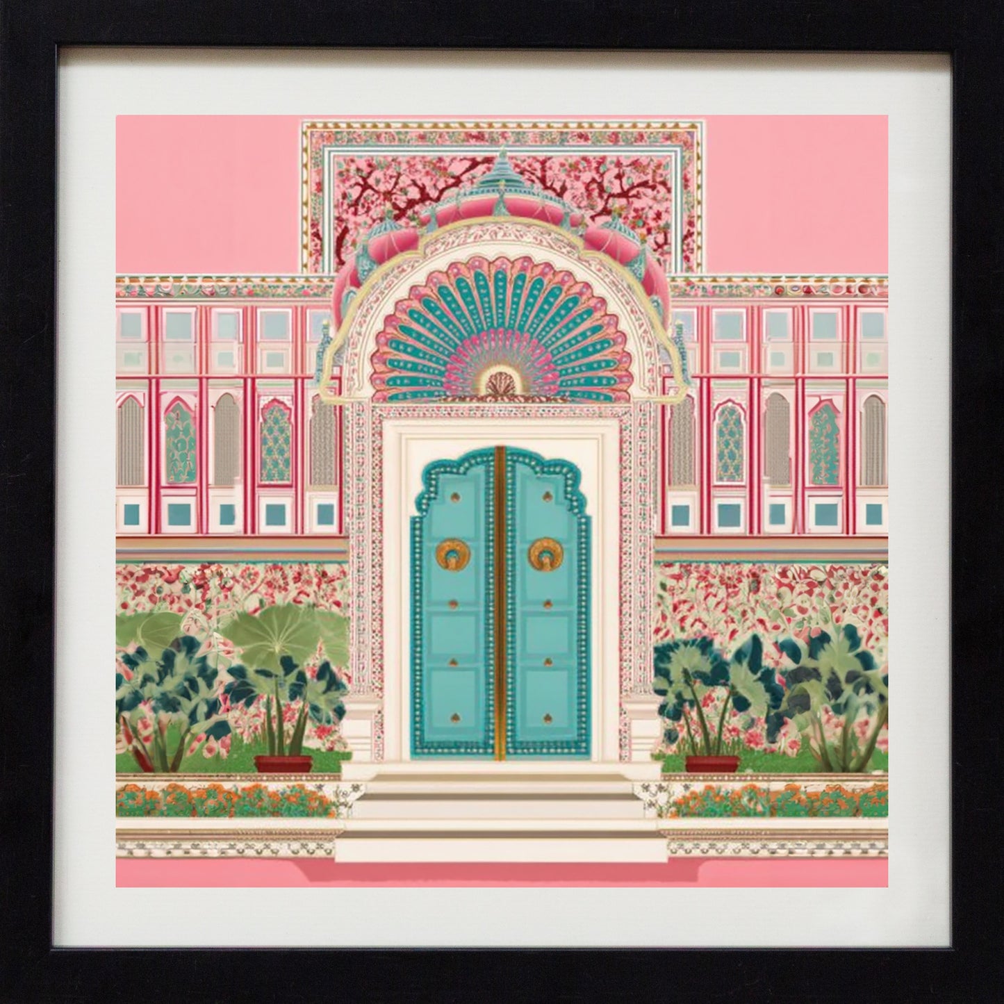The Teal Palace Gate – Heritage Doorway