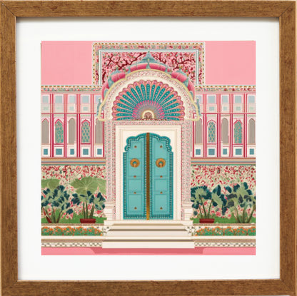 The Teal Palace Gate – Heritage Doorway