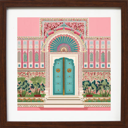 The Teal Palace Gate – Heritage Doorway