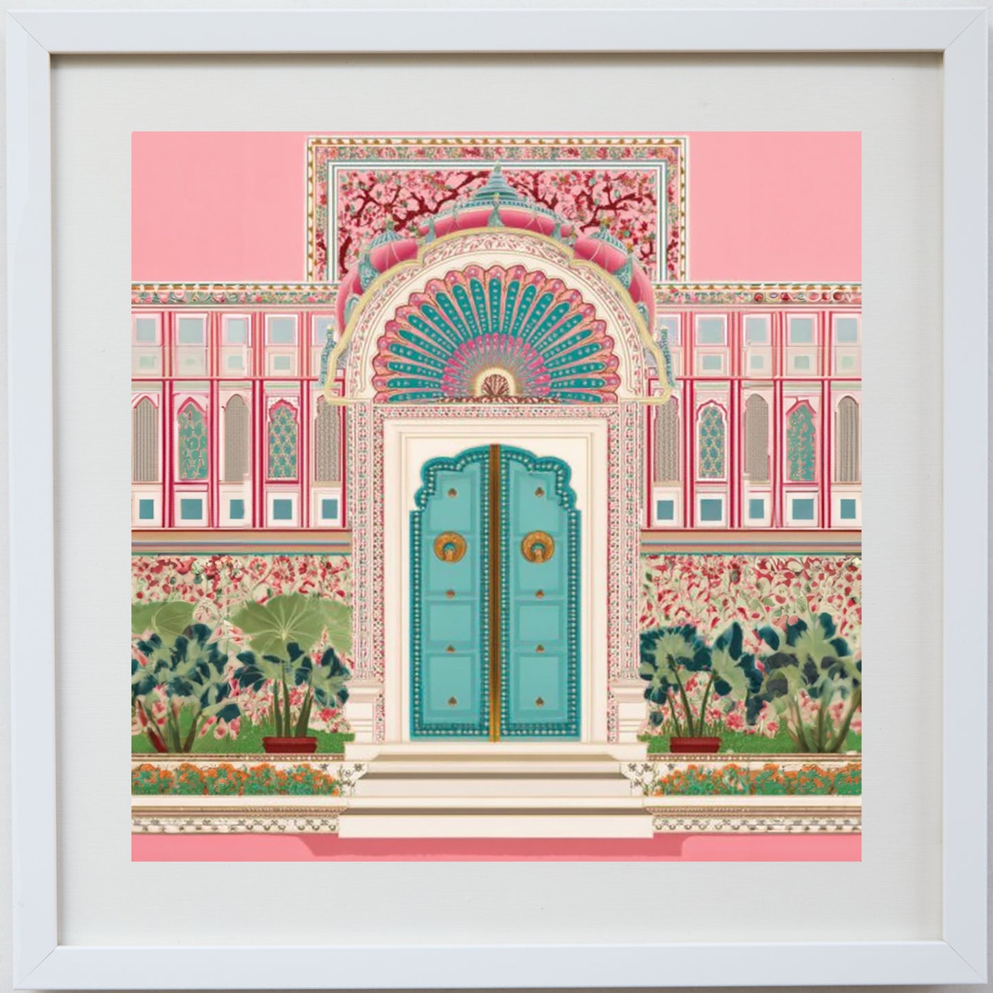 The Teal Palace Gate – Heritage Doorway