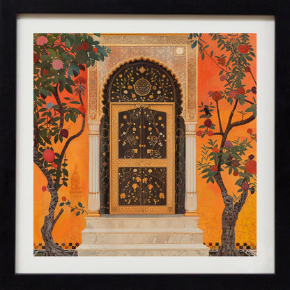 Sunset Garden Gate