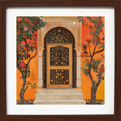 Sunset Garden Gate