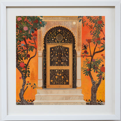 Sunset Garden Gate