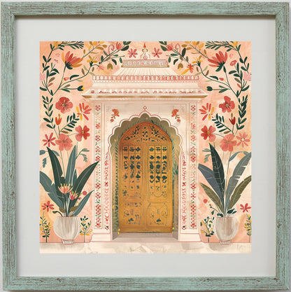 The Floral Courtyard – Heritage Doorway