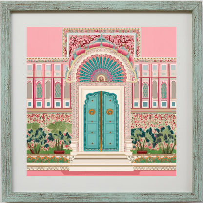 The Teal Palace Gate – Heritage Doorway