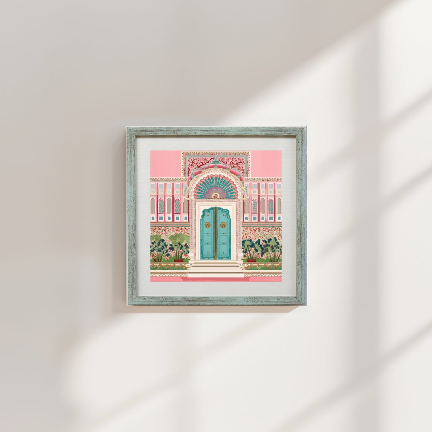 The Teal Palace Gate – Heritage Doorway