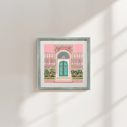 The Teal Palace Gate – Heritage Doorway